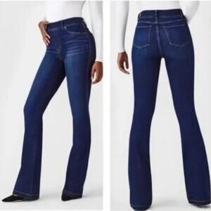 Spanx Flare Jeans Midnight Shade High Waist size Large Tall 20327T NEW